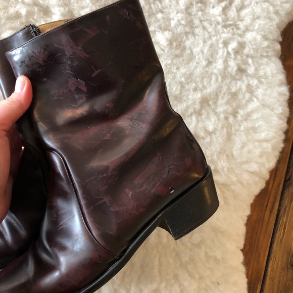 Mario Calugi Brown Leather Boots Size 7.5 - Picture 8 of 8